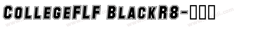 CollegeFLF BlackR8字体转换